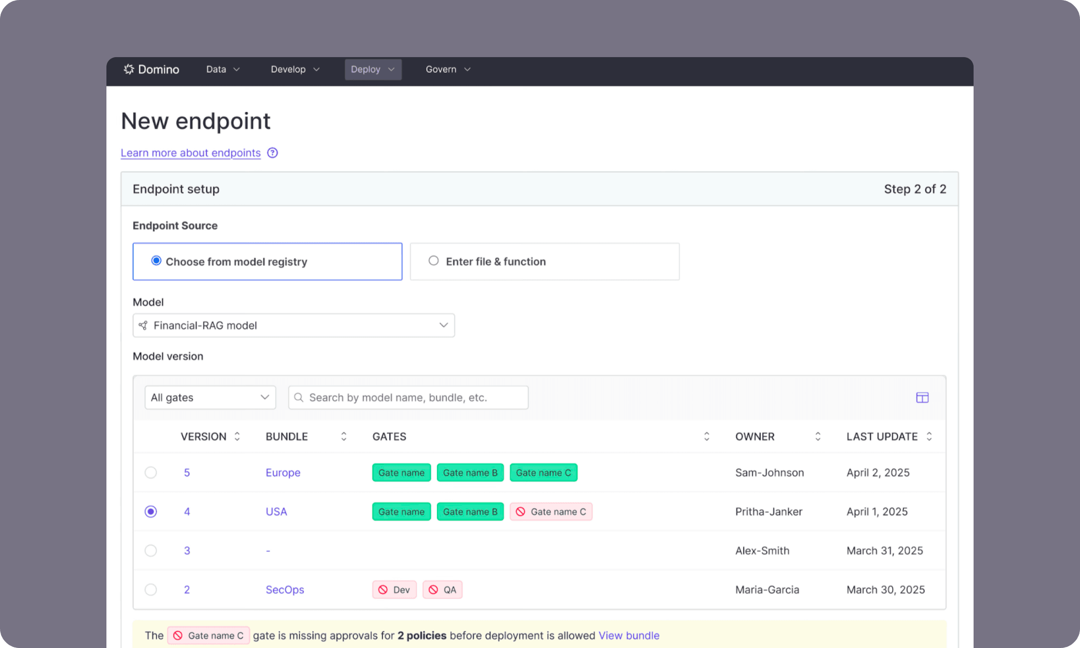 Standardize deployments for AI cost management